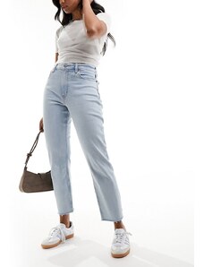 Abercrombie & Fitch Curve - Love - Jeans mom fit lavaggio blu chiaro