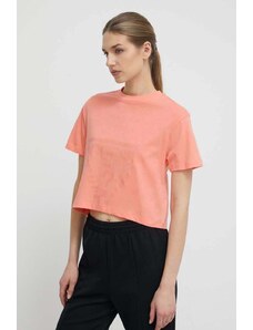 Guess t-shirt in cotone colore rosa