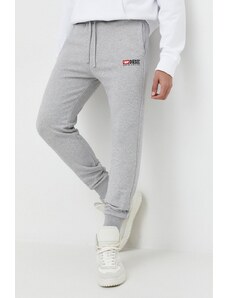 Diesel pantaloni da jogging in cotone colore grigio