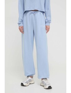 Karl Lagerfeld pantaloni da jogging in cotone colore blu
