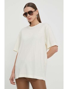 By Malene Birger t-shirt in cotone donna colore beige