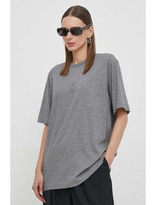 By Malene Birger t-shirt in cotone donna colore grigio
