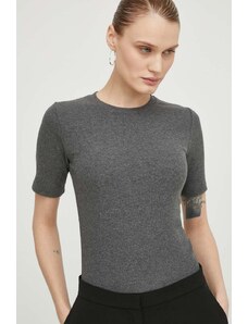 Samsoe Samsoe t-shirt donna colore grigio