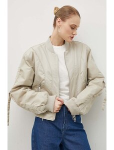 Gestuz giacca bomber donna colore beige