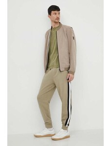 United Colors of Benetton pantaloni da jogging in cotone colore beige