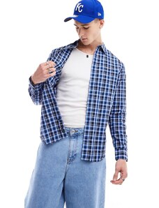 Tommy Jeans - Essential - Camicia blu navy a quadri vestibilità classica