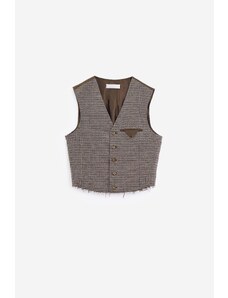 Our Legacy Gilet CUT WAISTCOAT in cotone multicolor