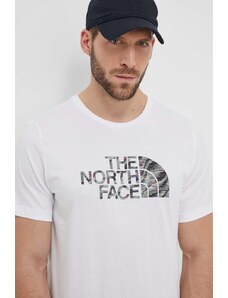 The North Face t-shirt in cotone uomo colore bianco