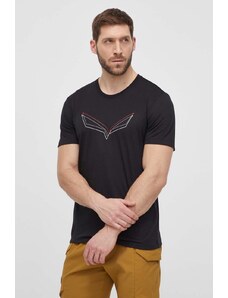 Salewa maglietta sportiva Pure Eagle Frame Dry colore nero