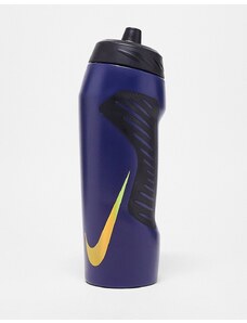 Nike - Hyperfuel - Borraccia 24 oz blu navy