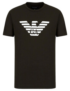Emporio Armani T-shirt in jersey Pima stampa logo