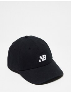 New Balance - Cappello con visiera nero con logo