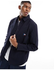 Parlez - Camicia giacca blu navy in nylon