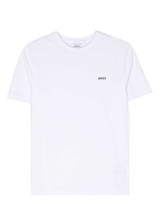 HUGO BOSS KIDS T-shirt bianca mini logo