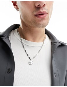 Icon Brand - Camper - Collana in catenina argento con pendente con perla