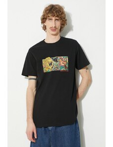 Maharishi t-shirt in cotone Tiger Vs. Samurai T-Shirt uomo colore nero 1079.BLACK