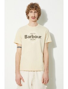 Barbour t-shirt Bidwell Tee uomo colore beige MTS1268