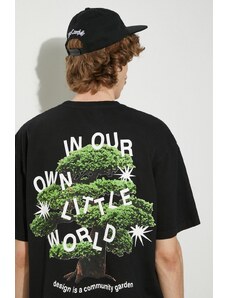 Market t-shirt in cotone Community Garden T-Shirt uomo colore nero 399001761
