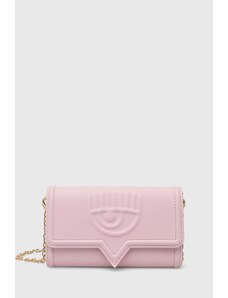 Chiara Ferragni portafoglio colore rosa