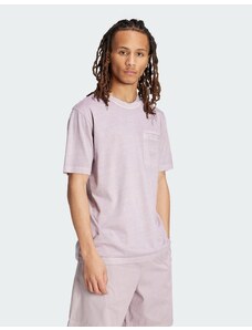 adidas Originals - Essentials - T-shirt con taschino viola tinto
