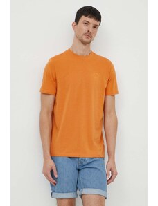 Lindbergh t-shirt in cotone uomo colore arancione
