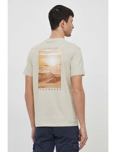 Lindbergh t-shirt in cotone uomo colore beige
