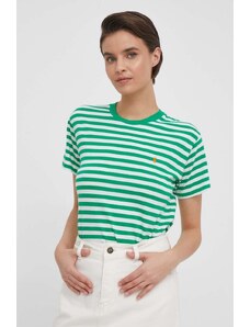 Polo Ralph Lauren t-shirt in cotone donna colore verde