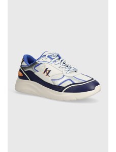 Karl Lagerfeld sneakers in pelle SERGER colore blu navy KL53620