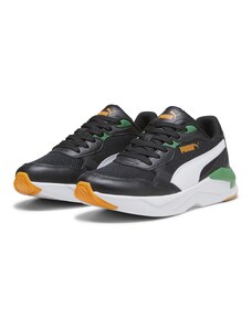 Sneakers nere da ragazzo con dettagli arancioni e verdi Puma X-Ray Speed Lite Jr