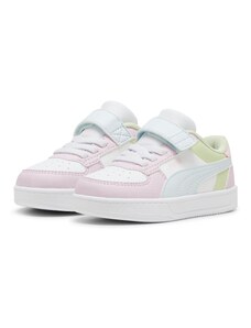 Sneakers primi passi bianche da bambina con dettagli multicolore Puma Caven 2.0 AC+ Inf