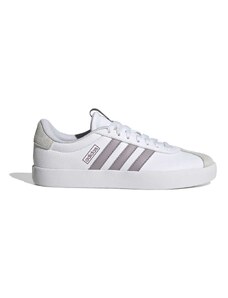 Sneakers bianche da donna con dettagli grigi adidas VL Court 3.0