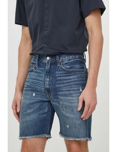 Polo Ralph Lauren pantaloncini di jeans uomo colore blu