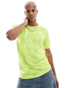 New Balance - Q Speed - T-shirt a maniche corte jacquard verde
