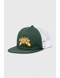 Vans berretto da baseball colore verde con applicazione