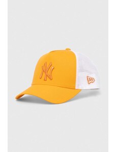 New Era berretto da baseball colore arancione con applicazione NEW YORK YANKEES