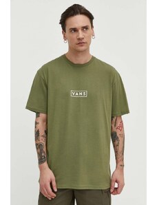 Vans t-shirt in cotone uomo colore verde