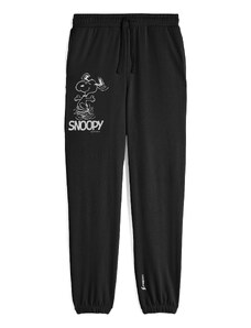 Freddy Pantaloni sportivi donna con stampa Snoopy in french terry