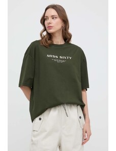 Miss Sixty t-shirt in cotone colore verde