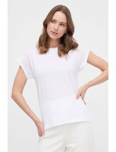 Marella t-shirt in cotone donna colore bianco