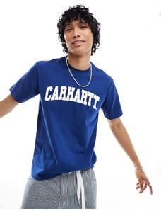 Carhartt WIP - T-shirt stile college blu