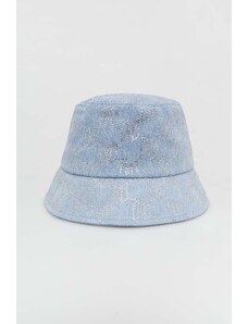 Karl Lagerfeld cappello in denim colore blu