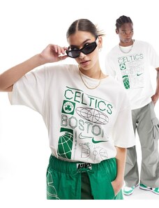 Nike Basketball - NBA Boston Celtics Unisex - T-shirt bianca con grafica-Bianco