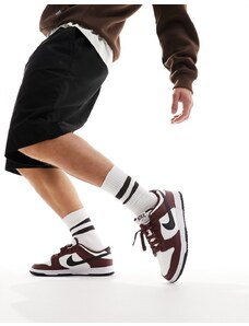 Nike - Dunk Low CP2 - Sneakers rosso scuro e bianco-Nero