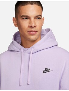 Nike Club - Vignette - Felpa con cappuccio viola chiaro