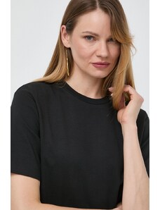 Weekend Max Mara t-shirt in cotone donna colore nero