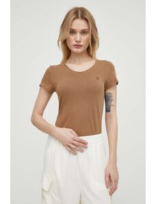 G-Star Raw t-shirt in cotone donna colore marrone