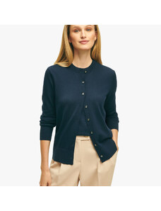 Brooks Brothers Cardigan in cotone Supima - female Maglieria Navy XS