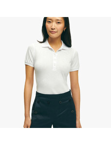 Brooks Brothers Polo piquet in cotone stretch Supima - female Polo Bianco XS