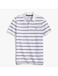 Brooks Brothers Polo bianca a righe Golden Fleece in cotone - male Polo Bianco XXL