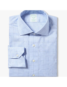 Brooks Brothers Camicia celeste Slim Fit non-iron in cotone elasticizzato con collo semi francese - male Camicie eleganti Blu pastello 15
